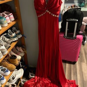 Tiffany & Co. Radiant Red Prom Dress